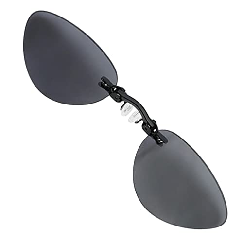 PLOPLO 3 Colors Retro Clip On Nose glasses Matrix Morpheus Movie rimless sunglasses men