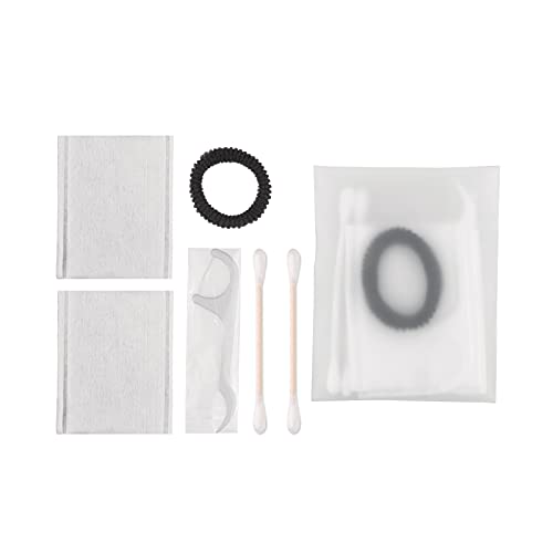 Amenities Hotel Vanity Set,30pcs Individually Wrapped Hotel Amenities Kit Hotel Hospitality Supplies Set Include Cosmetic Cotton Pads,Cotton Swabs,Hair Tie,Dental Floss