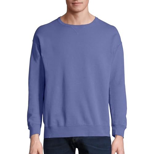 Image of Garment-Dyed Crewneck Sweatshirt by ComfortWash by Hanes