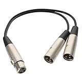 Câble de haut-parleur - peut connecter une sortie xlr à deux entrées xlr, le câble xlr y est compatible avec l'équipement, câble xlr micro