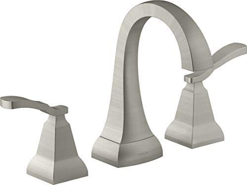 KOHLER K-R30998-4D-BN Ridgeport Bathroom Sink Faucet, Vibrant Brushed Nickel