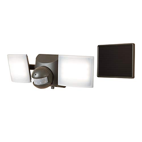 HALO-Solar-Outdoor-LED-Light--Motion-Sensor--Flood-Security-Twin-Head-Light--180-Degree-Coverage-Bronze HALO Solar Outdoor LED Light – Motion Sensor – Flood & Security Twin Head Light – 180 Degree Coverage - Bronze - Image 1