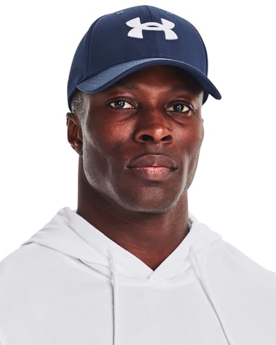 Under Armour Men's Blitzing Low Stretch Fit Cap - Midnight Navy / / White - M/L – Ansicht 3