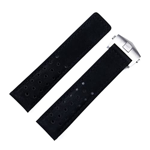 Bracelet de montre en cuir véritable 22mm pour remplacer un bracelet usé F1