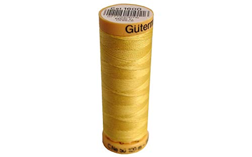 Gutermann Hilo de Algodón 100% Natural Amarillo miniatura 1
