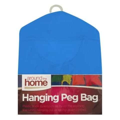 Orbitron Hanging Fabric Peg Bag for Laundry Cover