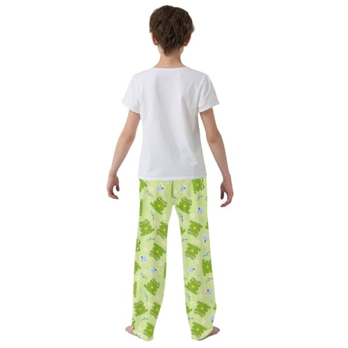 ZZKKO Funny Frogs Mosquitoes Boys Pants for Kids Jogger Pants with Pockets S-XL3
