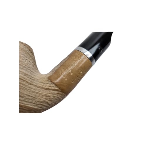 Pipe à tabac pliée ULIVO en bois d'olivier véritable courbée - 2