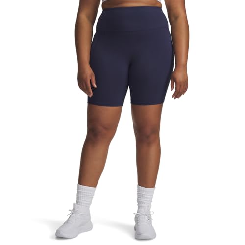 Under Armour Damen Motion Bike Shorts, (403) Washed Navy/Midnight Navy, 3X – Ansicht 1