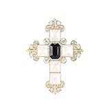 Accessoire Polyvalent Pour Tous Les âges: Convient Aux Hommes Et Aux Femmes, Cette épingle-Revers Peut être Portée Sur Des Robes, Des Manteaux, Des Costumes, Des Blazers Ou Des Pulls, Ce Qui La Rend Idéale Pour Les Mariages, Les Offices Religieux, Les Cérémonies Ou Le Style De Mode
