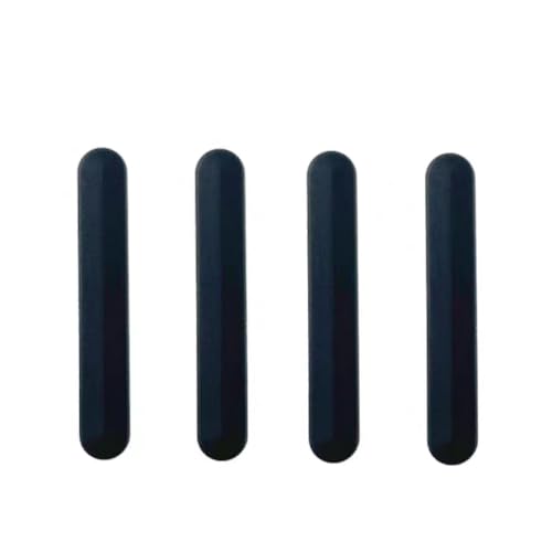 4PCS Bottom Case Rubber Feet Strip Replacement for HP Pavilion 14 X360 14-CD TPN-W131 Laptop Bottom Rear Cover Rubber Foot Mat Black
