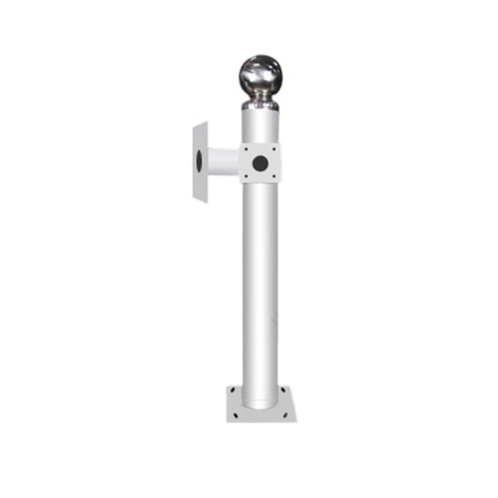 Este Soporte para cámara de vigilancia, Soporte Universal para Pared y Techo para cámaras Domo, Poste de Metal Resistente a la Intemperie, Longitud Ajustable de 100 cm.