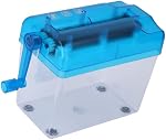Manual Paper Shredder Strip Cut Manual Shredder Miniature Document Cutting Tool for Table Home Office, Capacity for Office Table Desk, Hobbing Cutters