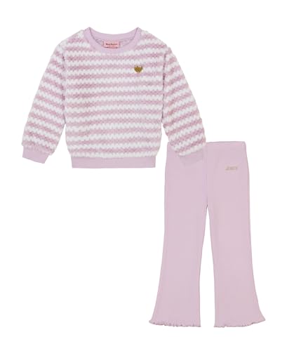 Juicy Couture baby-girls 2pc Faux Fur Top Legging Set