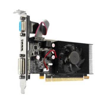 グラフィックスカード Computer placa de Video HD7450 2GB GDDR3 64ビット PCIE 2.0 HDMI対応 + VGA+DVI インターフェース ビデオカード 冷却ファン付き コンピューターグラフィックカード