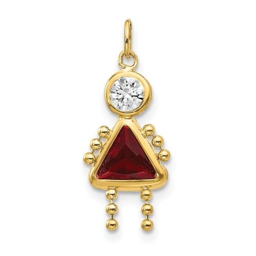 Roy Rose Jewelry 10K 14K Birthstone Girl Boy Charm