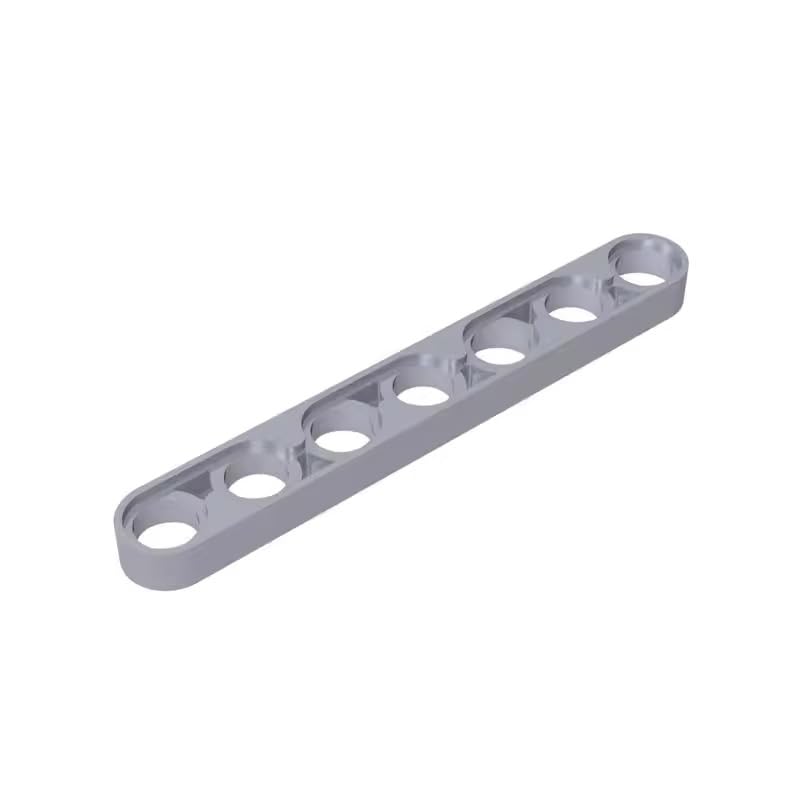 XYEIUGO GDS-695 32065 Technic Beam 1x7 Thin, Flat Silver, 50 PCS — image 1