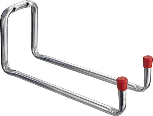 Connex DY222026 Gancio Doppio a Parete zincato 90 x 120 x 250 mm, Grigio, 1 pezzo