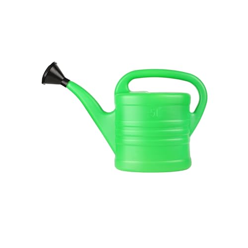 Garronda Annaffiatoio di plastica per Il Giardino Annaffiatoio Verde per Piante da Interni ed Esterni GD-0044 (Verde, 5 Litri)
