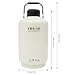 10L Cryogenic Liquid Nitrogen Container, Aluminum Alloy Cryogenic (LN2) Tank with Handle & Protective Sleeve, Liquid Nitrogen Tank for Semen Beauty Industry, Research Industry