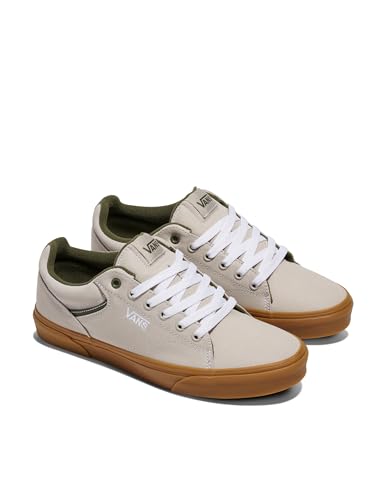 Vans Vans Men's Seldan Shoe | Retro Tennis Inspired Sneakers for Fashion, Work & Everyday Wear, Gum Pop Grape Leaf, 10