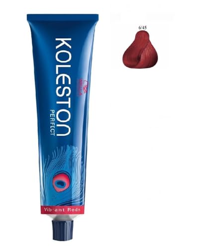 Wella Professionals Koleston Perfect Permanente CremeHaarfarbe, 6/ 45 dunkel Blond rot mahagonis, 1er Pack (1 x 60 ml)