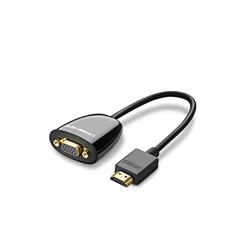 Adaptador Conversor Hdmi Para Vga Mm105 Preto - Ugreen