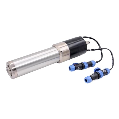 1.2kw ISO10 water-cooled automatic tool change spindle motor 110v/220v/380v 30000rpm 1000Hz 4-pole IS010(220v,Plastic plug)