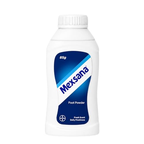 YAHVE - Mexsana Foot Powder Bundle 85g - Refreshing Deodorizing Powder for Feet and Shoes - Daily Fresh Feeling