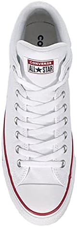 Converse Unisex Chuck Taylor All Star High Street Mid Canvas Sneaker - Lace up Closure Style - White/Red/Clematis Blue 14 | Image 5