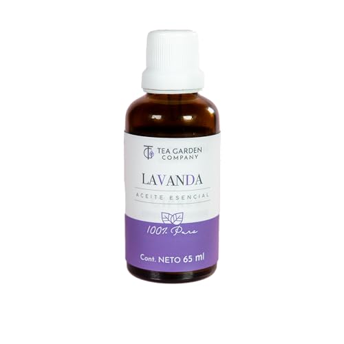 Tea Garden Company Aceite Esencial Puro Lavanda 100% Natural 65 ml