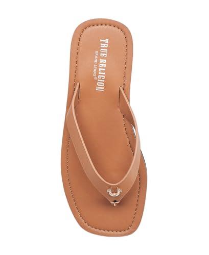Image of True Religion Women's Flip Flop Sandals - Lightweight Rubber Sole with Iconic Logo Detail