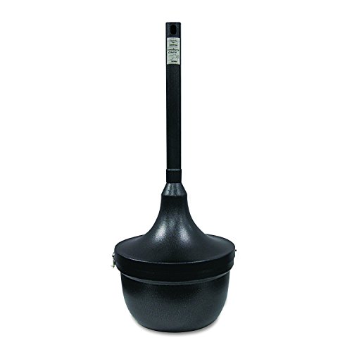 Ex-Cell SRS1HCCL Smokers' Oasis Receptacle, Round, Steel, 4.5gal, Charcoal