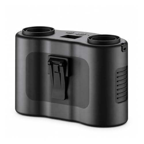 Ventilador de cintura portátil para trabajo al aire libre ZYFSHA mini clip negro