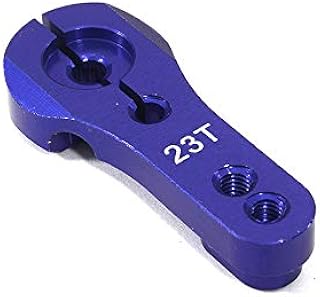 Integy RC Model C23742BLUE Billet Machined Alloy Servo Horn 23T for KO & JR Servo (r=20, 24mm)