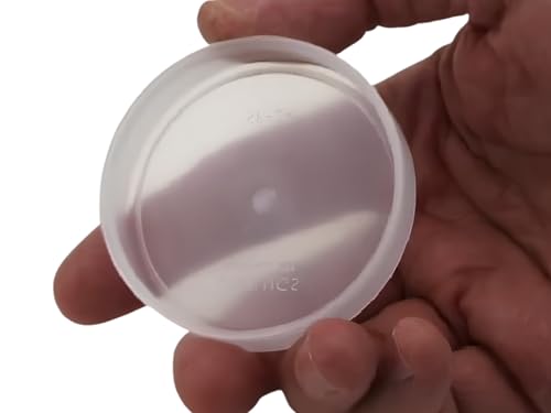 Image of Caplugs SF-28 SF Series - Plastic Cap for Split-Flange Connections, 40 Pack, Translucent LD-PE, Ferrule Size 2 inch Protective Closures, Dust and Debris Seals, Corrosion Prevention (99391322)