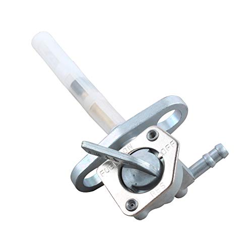 image for SUKECA Fuel Gas Tank Switch Valve Petcock, 4mm Hose Fuel Rubber Tube L