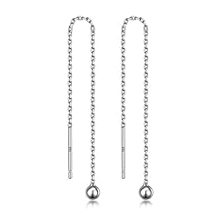 18K White Gold Plated 3.5in - Ball