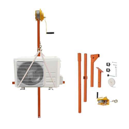 Grúa de elevación para aire acondicionado desmontable: herramienta portátil de 15m y carga 330 LB 2