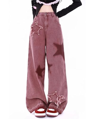Pantalon cargo femme coupe droite taille haute Kisswow confortable