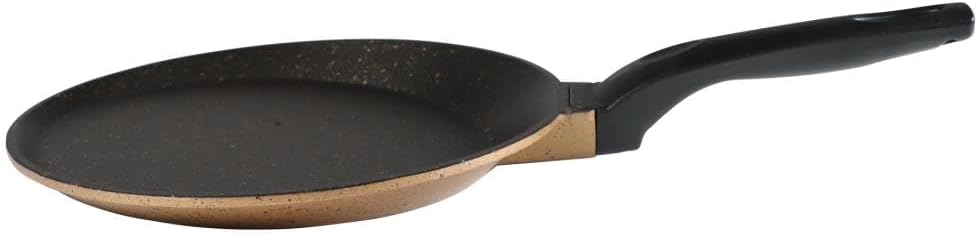 serenk Dosa Pan Non Stick, Tava Roti Pan, Crepe Pan 8 Inch, Crepe Pan Nonstick, Egg Pans Nonstick, Granite Coating Flat Skillet With Stay-Cool Handle, Dishwasher Safe, PFOA Free
