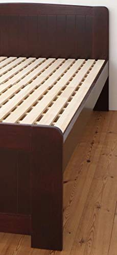 Amazon｜ダークブラウン フレームのみ シングル ショート丈 コンパクト