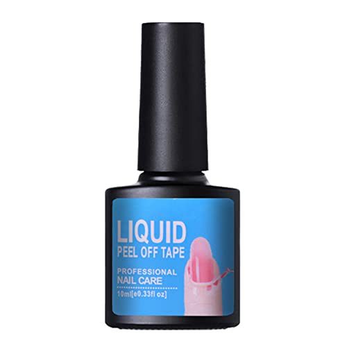Youding Látex liquido para uñas,protector de piel para esmalte de uñas,protector de esmalte de uñas antiderrames,protector de dedos de esmalte de uñas de10ml con cinta lIquida para decoración de uñas