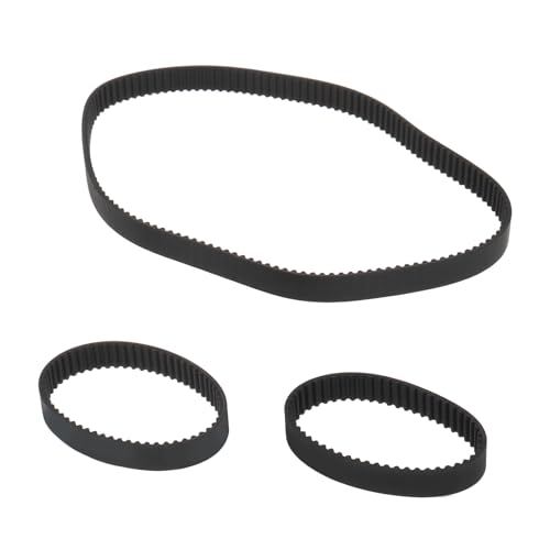 Sostituzione affidabile : Include 3 cinghie con circonferenze di 162 mm, 177 mm e 417 mm, che garantiscono una trasmissione precisa della potenza.