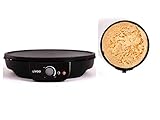 ✅ Mit diesem Gerät lassen sich einfach und schnell Crepes für zuhause selber machen. Das Gerät wird mit einem Holzspatel und einem Teigverteiler geliefert.