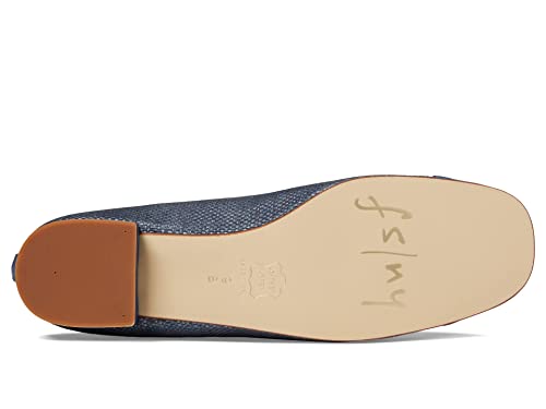 French Sole Imply Navy Raffia 8.5 M3