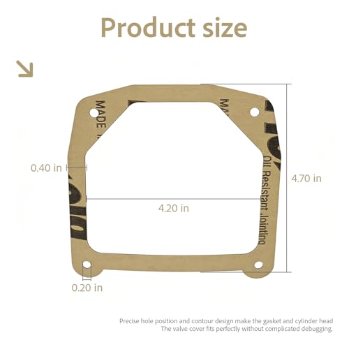 Image of (2 Pack) Replace Kohler 7000 Cover gaskets These fit The 7000 Model Engines with Stamped Steel Valve Covers
