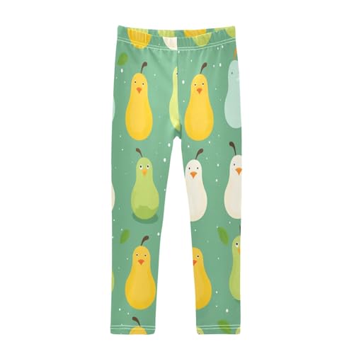 Bolaz Toddler Girls Leggings Printed Yoga Pants Leggings Cartoon Pear for Kids