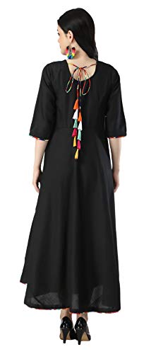 Image of DHRUVI TRENDZ Women Rayon Anarkali Kurta
