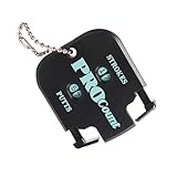 Zanthicia Golf Scorer, 2 Spieler, Gegenschlag, Zählung, Schlaganfall, quadratische Form, Scorecard, präziser Score Torhüter für Golfspiele